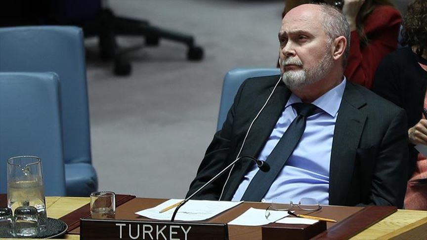 Le Représentant turc auprès de l'ONU : Le Régime syrien doit se retirer, d'ici fin février