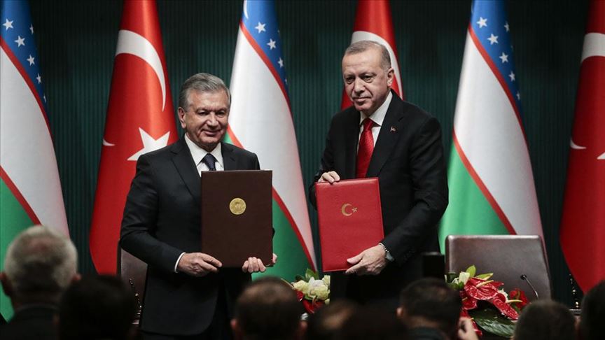 Özbekistan Cumhurbaşkanı Mirziyoyev: Türkiye ve Özbekistan'ın çalışmaları tarihe yepyeni sayfalar olarak yazılacak