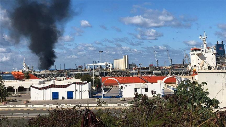 البعثة الأممية في ليبيا تندد بقصف مليشيات حفتر لميناء طرابلس 