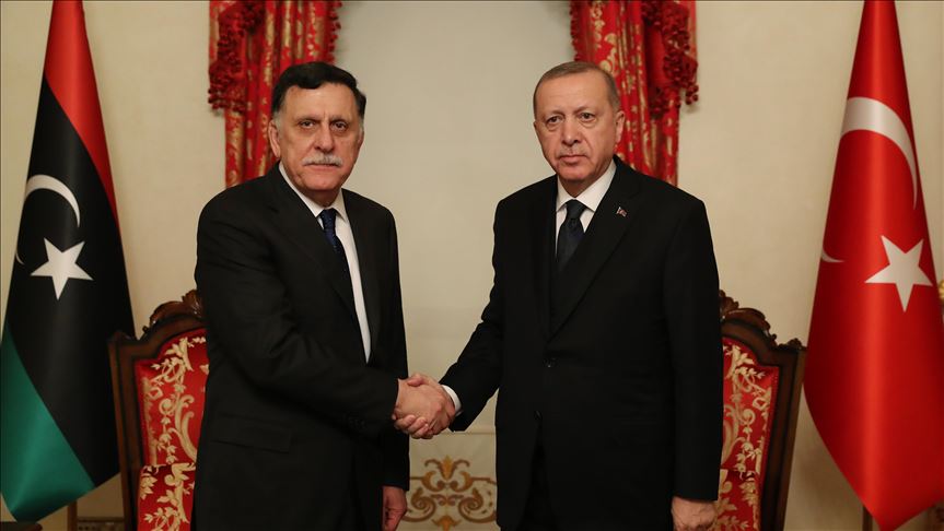 Эрдоган провел переговоры с Файезом аль-Сараджем