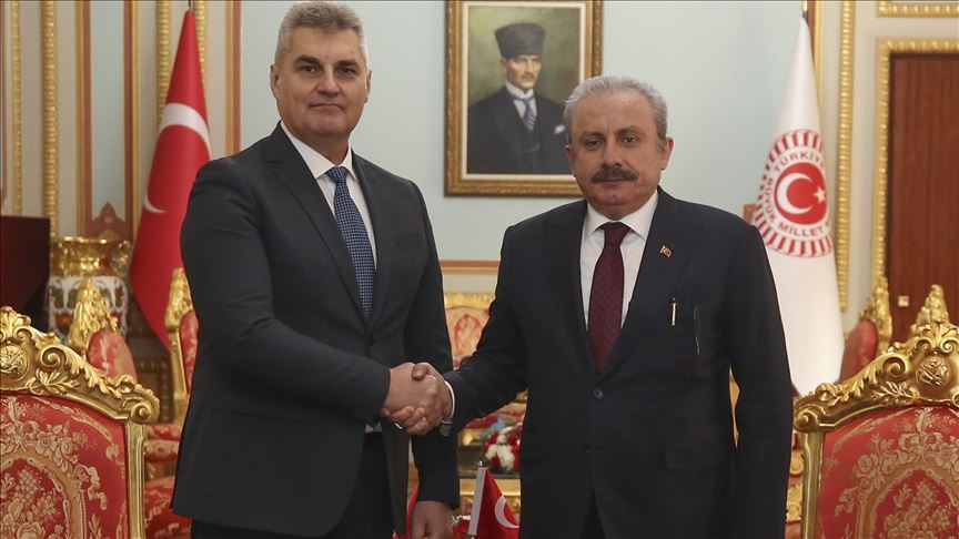 Predsjednik turskog parlamenta Sentop sastao se sa crnogorskim kolegom Brajovićem