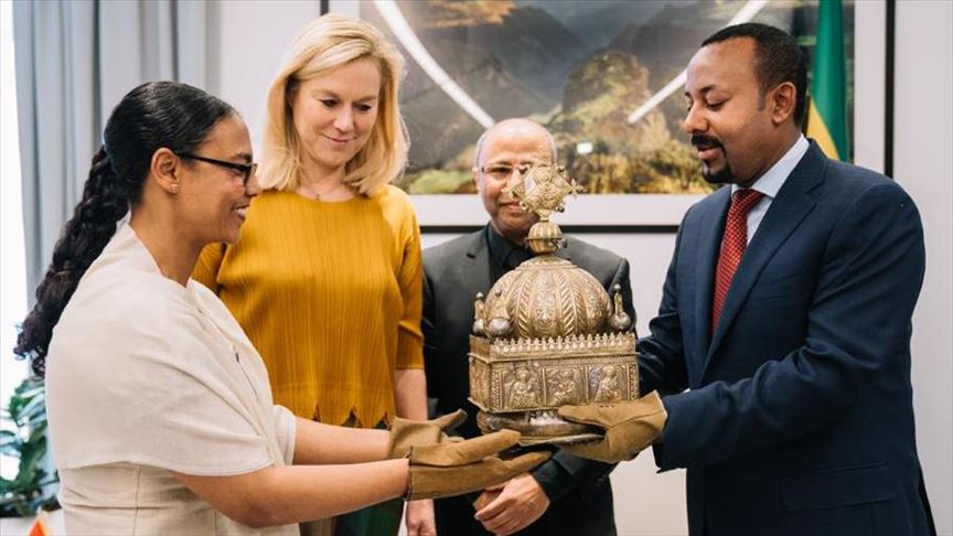 Netherlands returns 18th century crown to Ethiopia