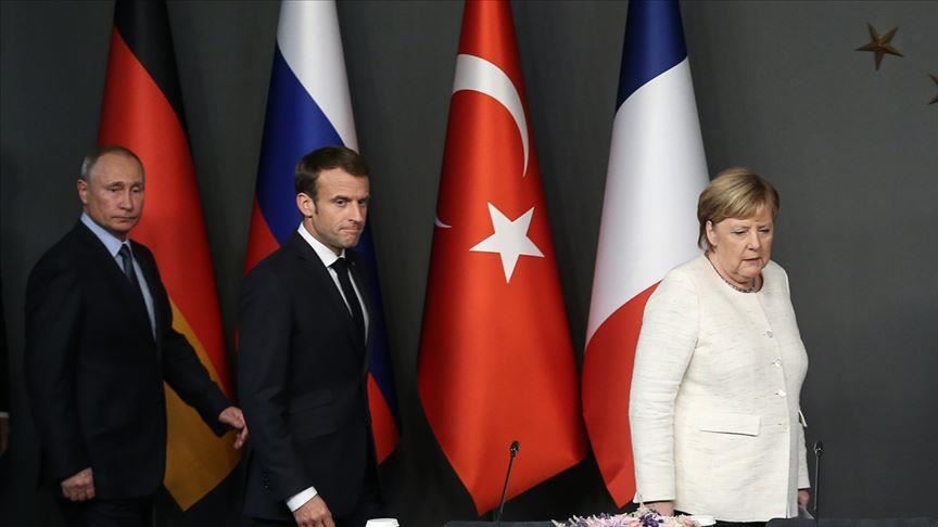 Merkel, Macron urge Putin to stop attacks in Idlib, Syria