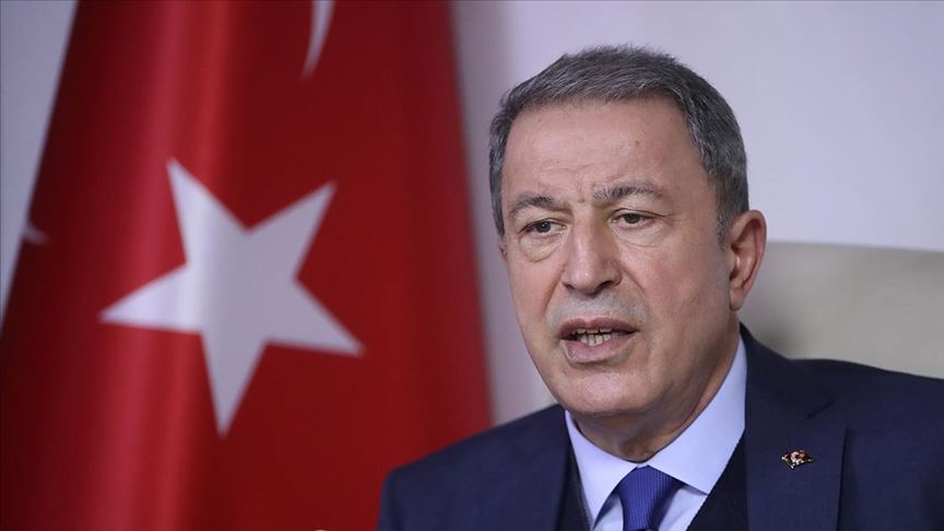 Milli Savunma Bakanı Akar'dan İdlib şehitleri için başsağlığı mesajı