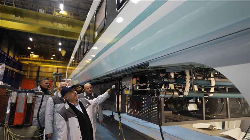 1st Turkish-made electric train to be tested in May