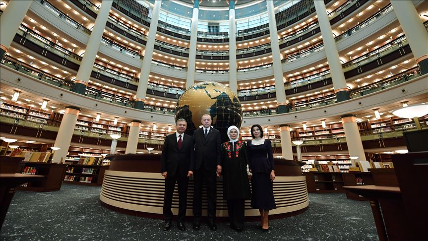 Presidente de Turquía inaugura la biblioteca más grande del país