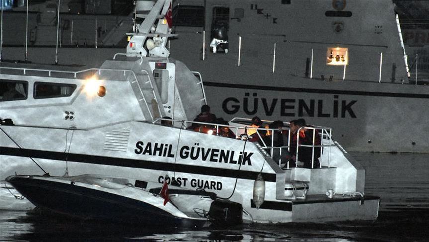 Turkish coastguard rescues 10 irregular migrants