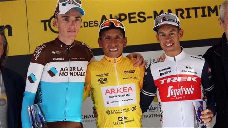 El colombiano Nairo Quintana triunfó en Francia y ganó el Tour de los Alpes Marítimos