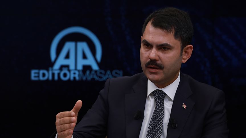 Çevre ve Şehircilik Bakanı Kurum AA Editör Masası'na konuk olacak