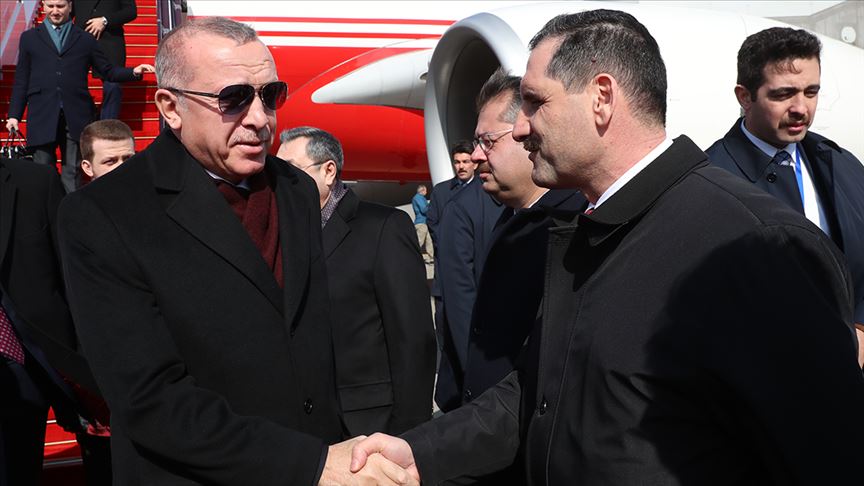أردوغان يصل أذربيجان في زيارة رسمية