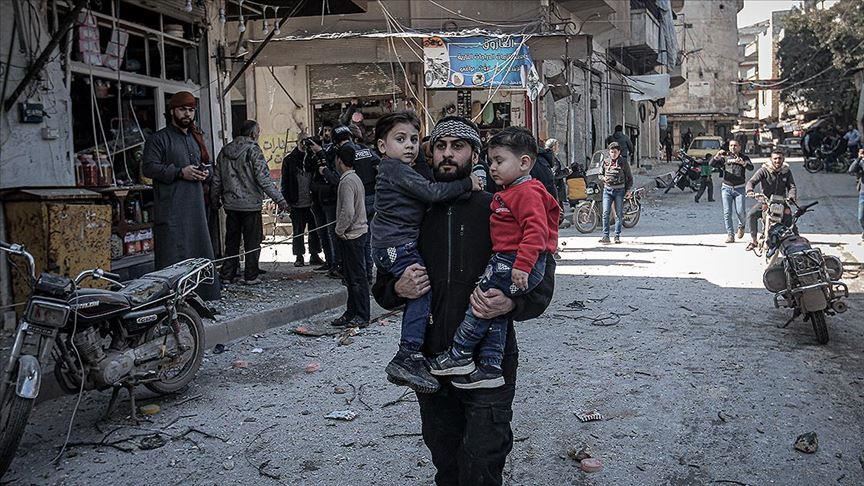 الغارات على إدلب وحلب قتلت أكثر من 134 مدنيا في فبراير