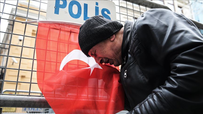 Idlib Deki Saldiri Rusya Nin Istanbul Baskonsoloslugu Onunde Protesto Edildi