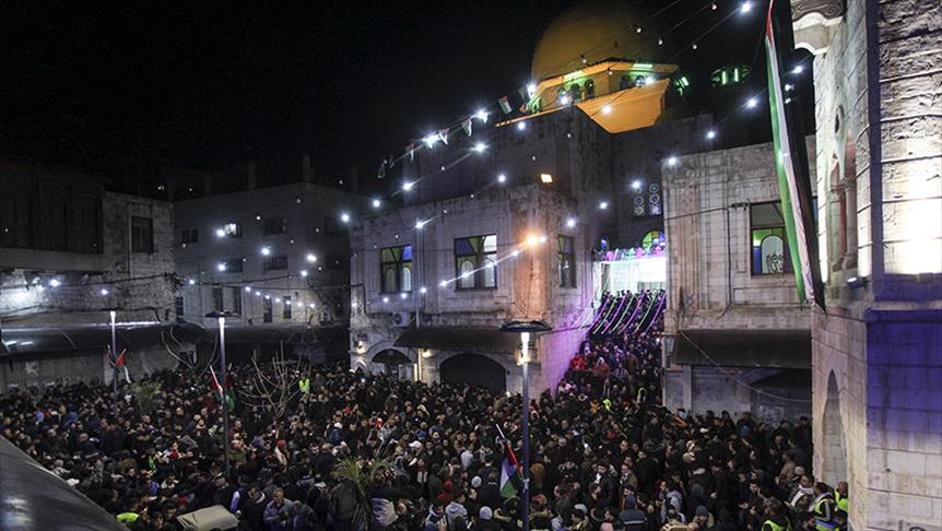 تظاهرات فلسطینیان علیه طرح بهاصطلاح «صلح خاورمیانه» ترامپ