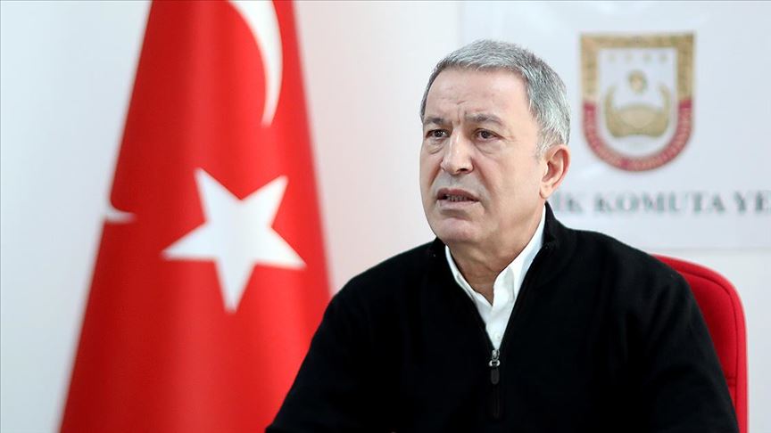 Bakan Akar: İdlib'de başlatılan Bahar Kalkanı Harekatı başarıyla sürdürülmekte