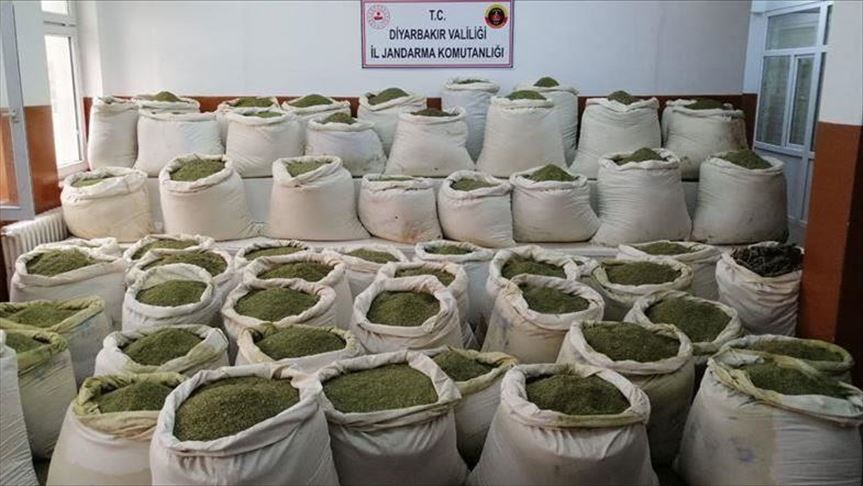 Police seize 358 kg of marijuana in southeastern Turkey