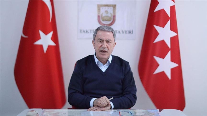 وزير الدفاع التركي: "درع الربيع" بإدلب تتواصل بنجاح وفق المخطط لها 
