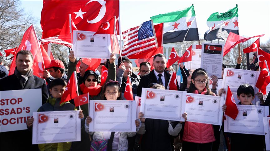 US: Hundreds gather in DC to back Turkey amid Idlib op
