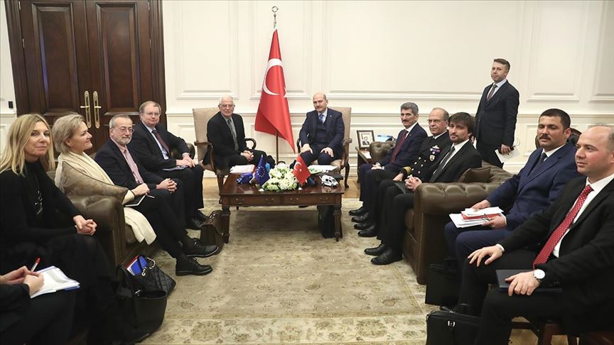 Bakan Soylu Ab Dis Iliskiler Heyetini Kabul Etti