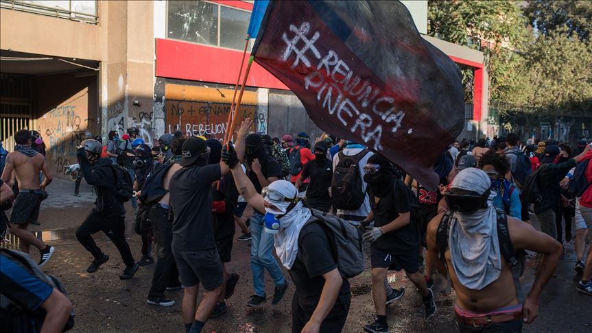Chili : Poursuite des manifestations antigouvernementales