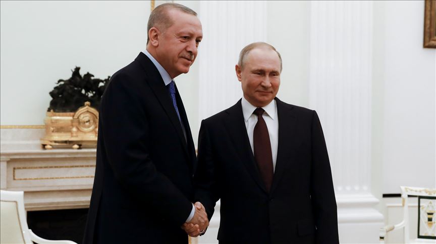 پایان دیدار روسای جمهور ترکیه و روسیه در مسکو