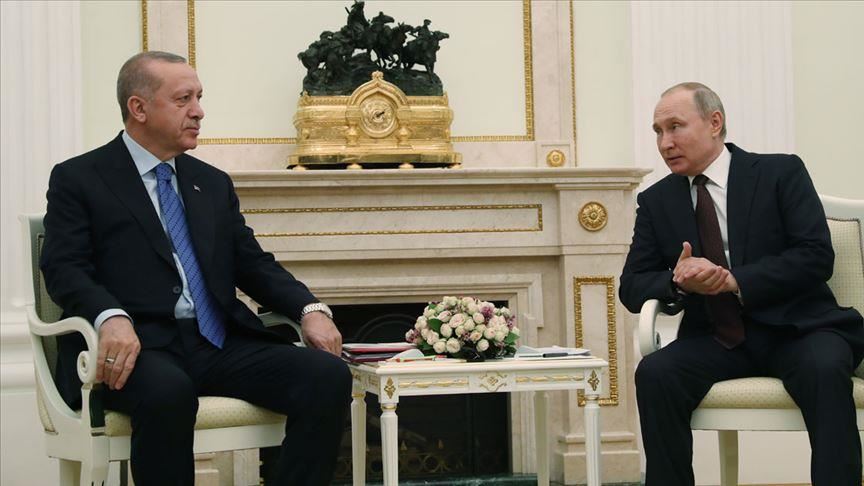 Fin de la réunion Erdogan-Poutine à Moscou