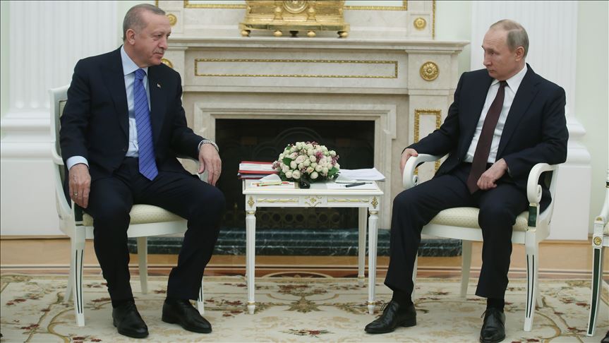 Russian, Turkish leaders hold Syria meeting in Moscow