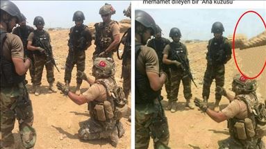 حقيقة "ركوع" جندي تركي، بين صورتين (مرصد تفنيد الأكاذيب)