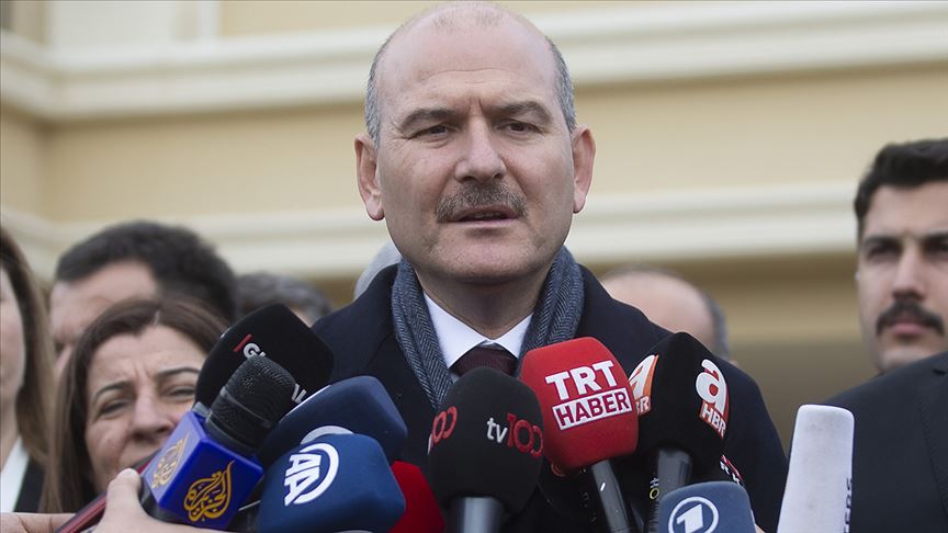 İçişleri Bakanı Soylu: Maskeler düştü, sözde insanlık nutukları atanların ne kadar acımasız olduklarını ortaya koydu