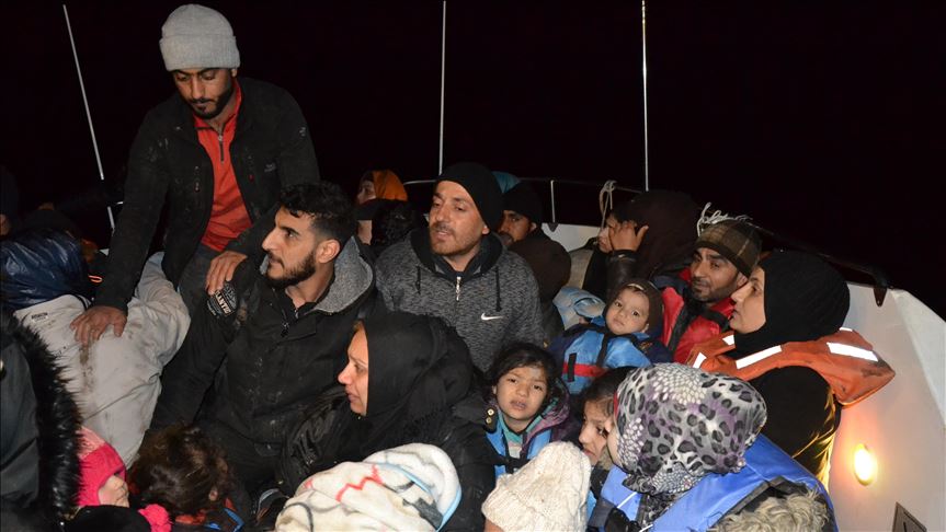تركيا تنقذ 121 طالب لجوء في بحر إيجة