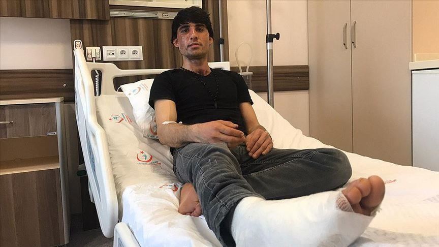 Asylum seeker claimed to be scalded by Greek border police