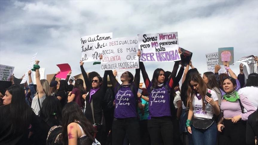 Mexican women hold historic nationwide strike 