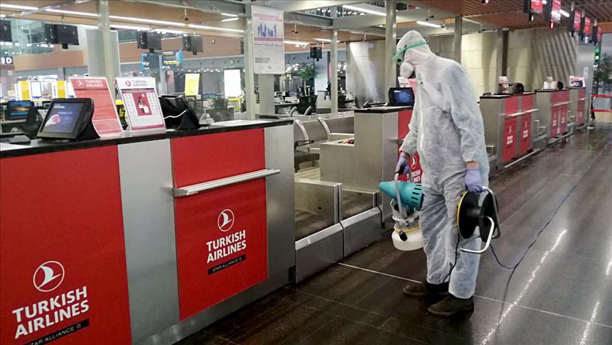 اتخاذ تدابیر پیشگیرانه برای مقابله با کرونا در فرودگاه‌های استانبول