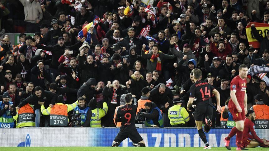 UCL: A.Madrid qualify for quarterfinals after eliminating Liverpool