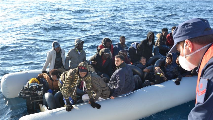 Turkey rescues 34 asylum seekers from boats in Aegean