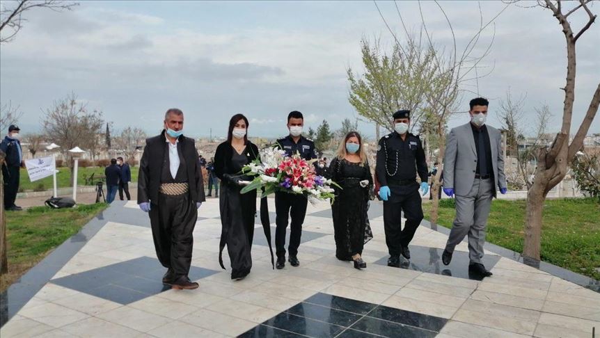 یادی کیمیا بارانکردنی هەڵەبجە لەسەر مەزاری شەهیدان کرایەوە