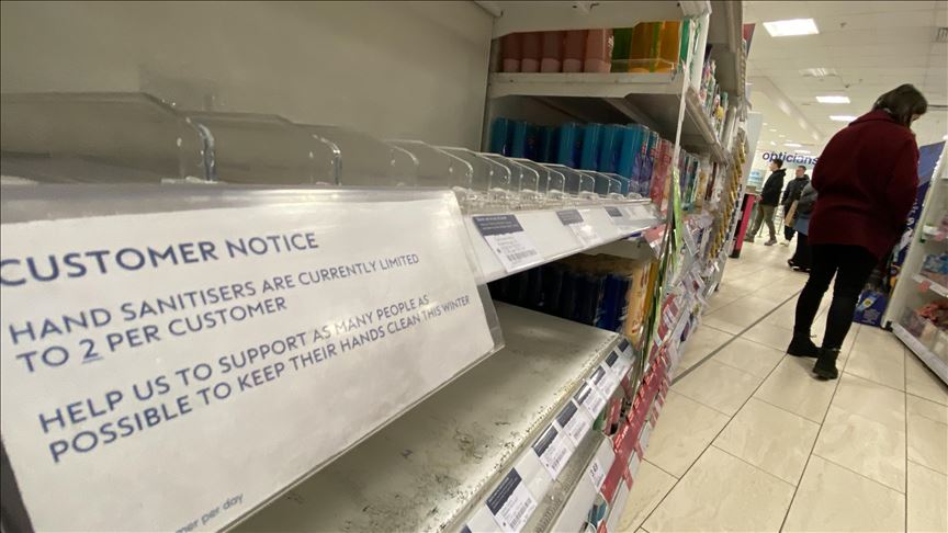 UK gov't urges end to panic buying as virus deaths hit 233