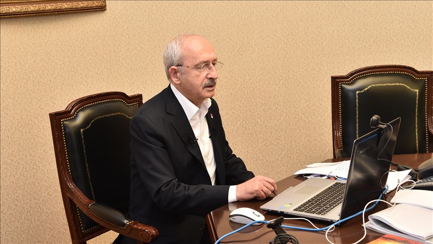 Kılıçdaroğlu, CHP'li büyükşehir belediye başkanlarıyla 'Kovid-19' toplantısı yaptı