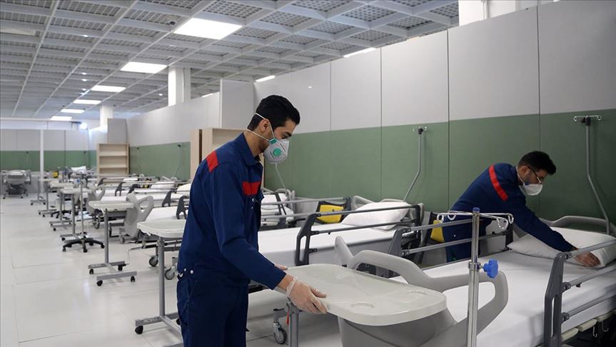 Irán: Pabellones deportivos son convertidos en hospitales tras falta de espacio en los hospitales
