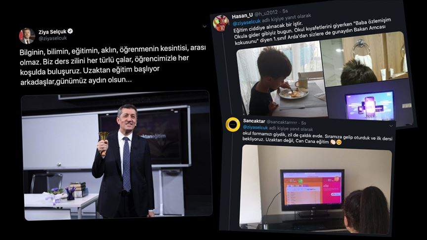Sosyal medyadan 'uzaktan eğitim' manzaraları