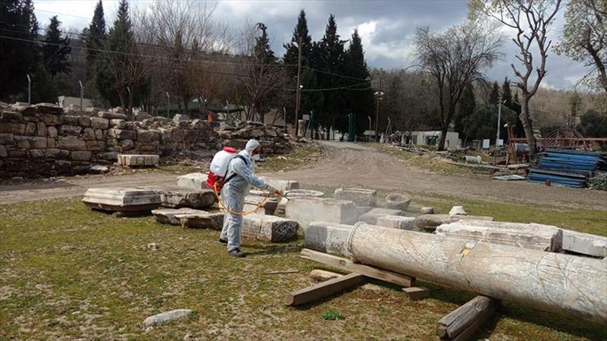 Turkey's City of Gladiators disinfected against virus