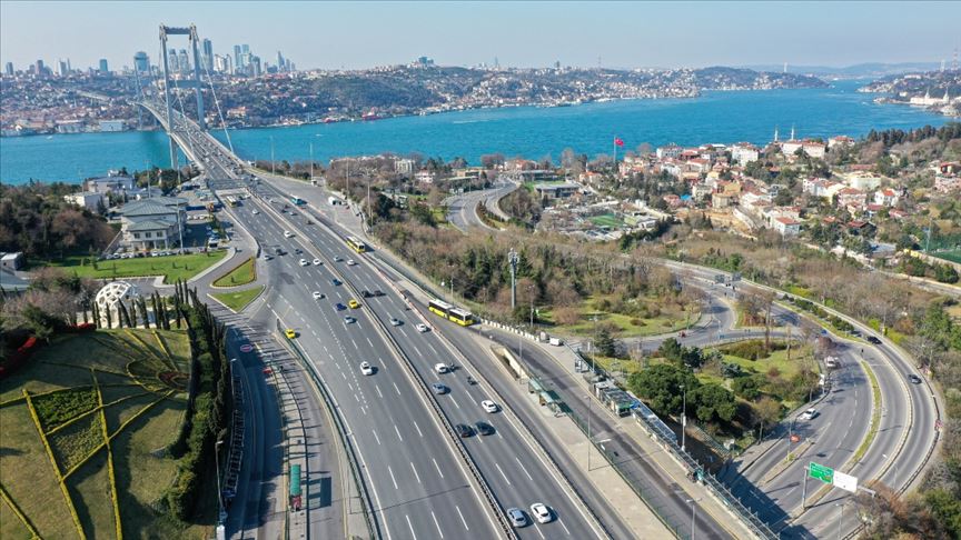İstanbul'da trafik yoğunluğu azaldı