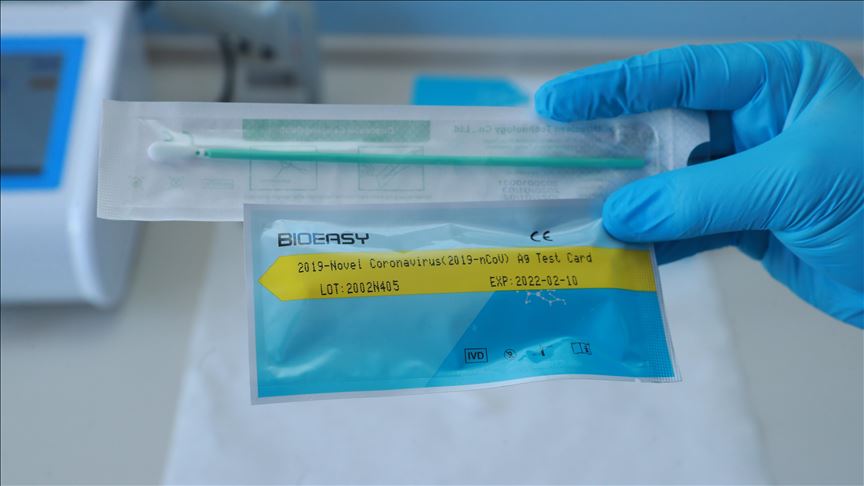 Turkey sends 26,000 virus test kits to Colombia