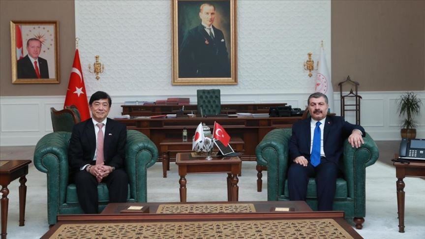 Turkey discusses COVID-19 efforts with Japanese envoy