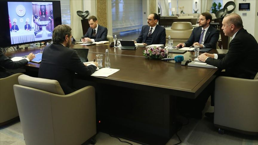 Cumhurbaşkanı Erdoğan Koronavirüs Bilim Kurulu Toplantısı'na katıldı