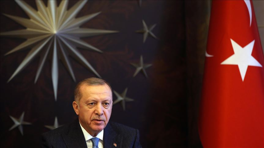 Turkey's president urges world to swiftly tackle virus