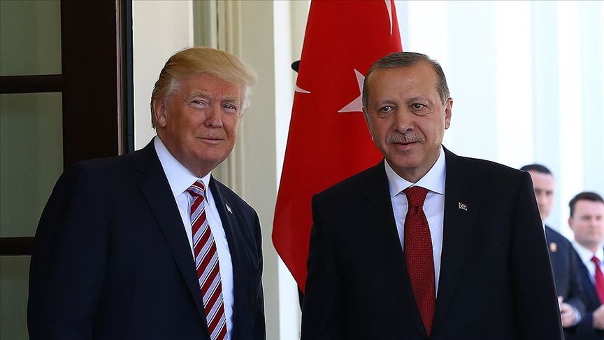Serokomar Erdogan digel Serokê DYAyê Trump bi telefonê axivî
