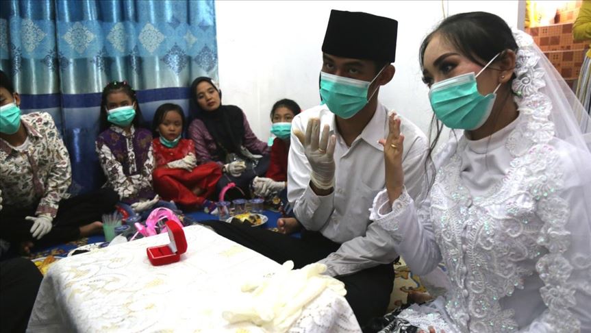 Por coronavirus, Indonesia permite que los registros de matrimonio se hagan en línea