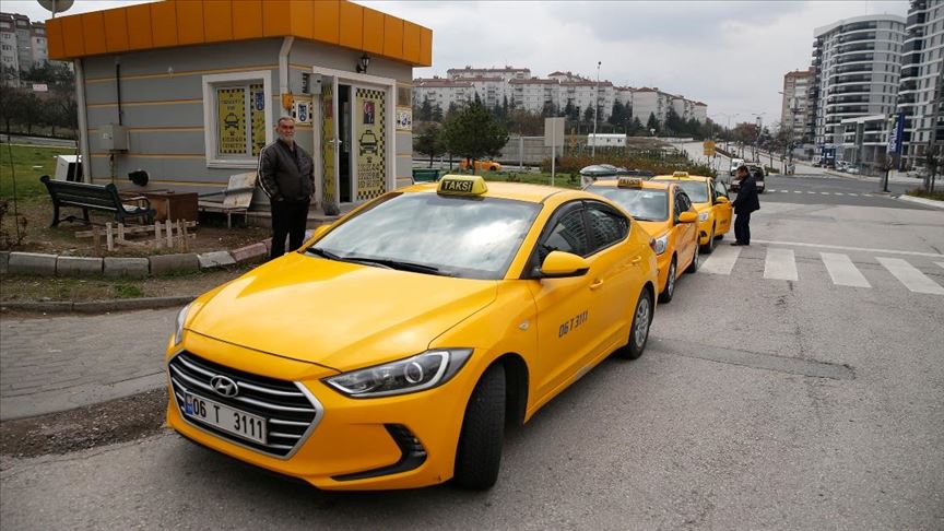 Başkentte iki taksi durağının plaka kısıtlamasında 'tek-çift' şanssızlığı