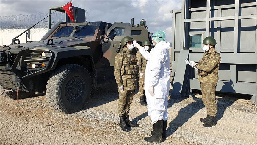 MSB'de koronavirüse karşı harekat bölgesindeki birliklerde ilave tedbirler alındı
