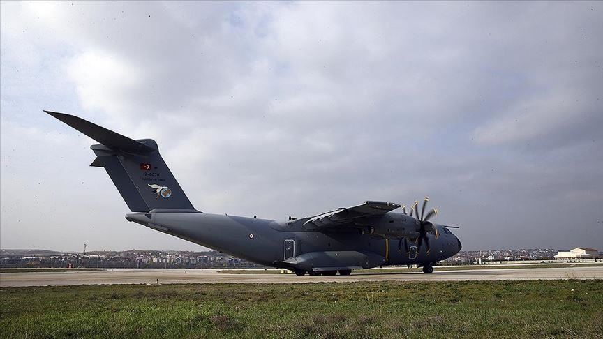 Turkish military plane carrying aid arrives in Spain